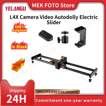 YELANGU Camera Video Autodolly Электродвигатель Трек Слайдер для Canon Nikon Sony DSLR для iphone12 для Xiaomi Yelangu L4X