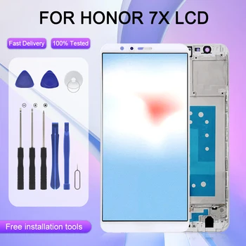1ШТ Протестированный 5,93-Дюймовый Дисплей Mate SE Для Huawei Honor 7X LCD С Сенсорной панелью Digitizer В Сборе Экран BND-L21 BND-L22 BND-L24