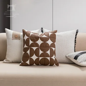 Легкая роскошная современная подушка для домашнего дивана, дизайнерское мягкое украшение с подушкой для спинки