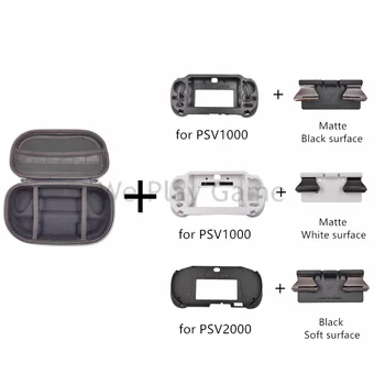 Для PSV 1000 2000 Чехол-подставка для рукоятки с кнопкой запуска L2 R2, сумка для хранения для PS Vita 1000