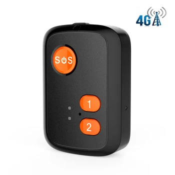 IP67 Водонепроницаемый 4G LTE 3G 2G GSM Кнопка SOS для пожилых людей Аварийная сигнализация GPS трекер