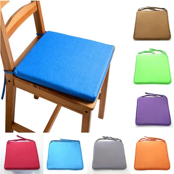 Подушка для стула ярких цветов, мягкая нескользящая подушка для спинки сиденья, которую можно закрепить на стуле Home Daily Decor