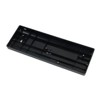 Пластиковый чехол для 60% механической клавиатуры Пластиковый корпус подходит для большинства мини-механических клавиатур GH60 A60 DZ60 XD60 черного цвета