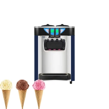 Популярная коммерческая машина для производства мороженого, маленькая настольная машина для производства эскимо со смешанными вкусами