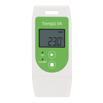 Tempu04 Многоразовый регистратор данных о температуре Регистратор данных о температуре с емкостью 32000 точек Скидка 30%