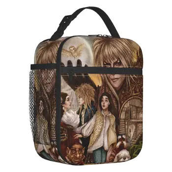 Термоизолированная сумка для ланча Labyrinth, женская сумка для ланча из фантастического приключенческого фильма, сменный контейнер для ланча для пикника на открытом воздухе, коробка для еды