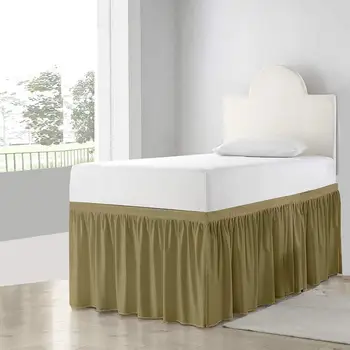 Юбка для кровати в общежитии колледжа Удлиненные износостойкие юбки для кроватей размера 