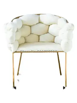 Легкое роскошное кресло для макияжа в постмодернистском стиле, туалетное кресло, итальянский минималистичный обеденный стул, креативная модель в скандинавском стиле, гостиная