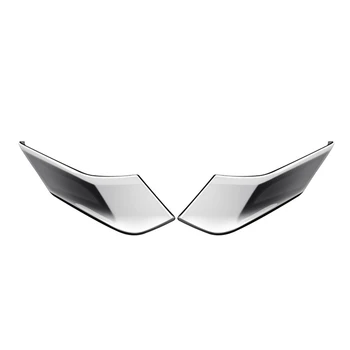 Внешний Вид Хромированный Серебристый a-образный столб, Накладка на переднее боковое стекло, украшение для Toyota Corolla Cross 2021 2022 гг.