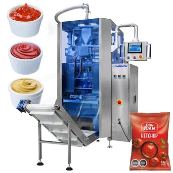 Автоматическая машина для розлива кетчупа в пакеты Высокоскоростная машина для упаковки меда в пакеты с соевым соусом