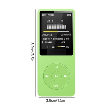 MP3-плеер для записи спортивных состязаний с шумоподавлением без потерь с помощью Micrphone mp3-плеер bluetooth mp3-плеер
