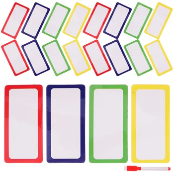 Этикетки Бытовые магнитные наклейки Магниты для именных досок В классе Пластиковые бирки сухого стирания, стираемые