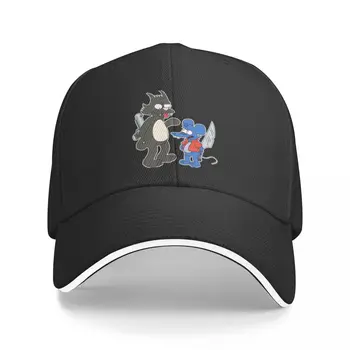 Новая бейсболка Itchy & Scratchy Art, шляпа люксового бренда, западные шляпы, уличная одежда, женские кепки, мужские