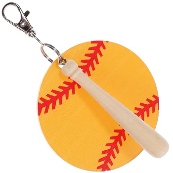 2 предмета, креативные подвески-брелки, Бейсбольный ключ, Софтбольный брелок, Бейсбольные Мини-брелоки, Изысканные Тематические принадлежности для вечеринок.