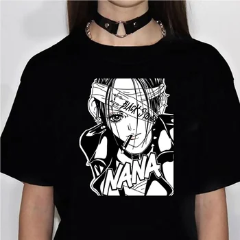 Футболка Nana Osaki, женская футболка дизайнера манги harajuku, женская уличная одежда из аниме, одежда с комиксами