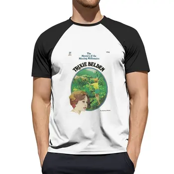 Футболка с книжной обложкой Trixie Belden, футболки на заказ, быстросохнущая футболка, быстросохнущая рубашка, футболки больших размеров для мужчин