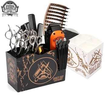 Ящик для хранения парикмахерских инструментов, Профессиональные ножницы для волос, Подставка для хранения расчески, аксессуары для укладки волос, чехол