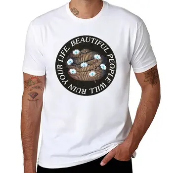 Новая футболка the wombats beautiful people will ruin your life для мальчиков, белые футболки с графическим рисунком, мужская хлопковая футболка
