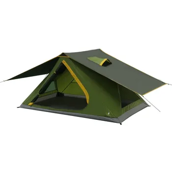 Ozark Trail 2-Местная Всплывающая палатка мгновенного действия, зеленая, Сверхлегкая палатка, Походная палатка, Пирамидальная палатка