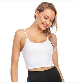 Модная повседневная женская футболка с круглым вырезом и однотонным сексуальным вырезом без рукавов с маленькой спинкой в виде сердца 2023 года