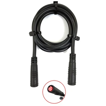 Удлинитель для электрического велосипеда, 2-контактный разъем для подключения водонепроницаемого кабеля, длина 80 см, Запасные части для ремонта.