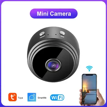 Tuya Wifi Камера Cctv Камера Беспроводная Умная Домашняя Безопасность Tuya Smart Mini WiFi IP Камера Камера Наблюдения В помещении 1080P A9 Sma