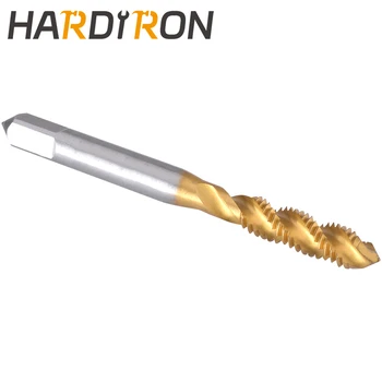 Метчик для спиральной канавки Hardiron M3, титановое покрытие HSS M3o.5, метчик для нарезания спиральной канавки