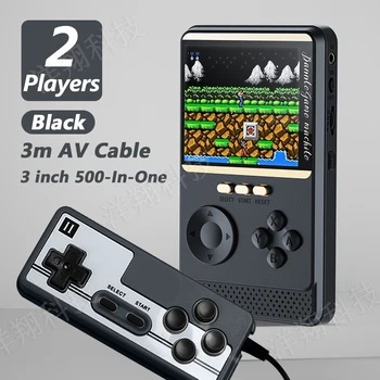 Портативная игровая консоль Q18 2-в-1 Power Bank 60000 мАч с 4 выходами для зарядки-500 ностальгических ретро-игр детства