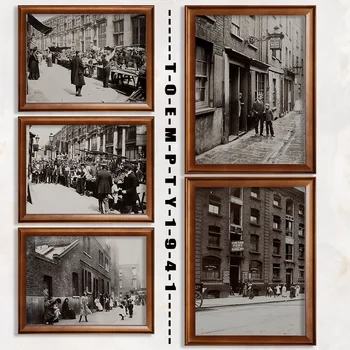 Старые фотографии, сделанные Джеком Лондоном, печать плакатов на холсте, Америка 1902 года, вид на город, декор стен, черно-белое настенное искусство