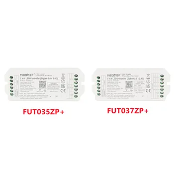 FUT035ZP +/FUT037ZP + Контроллер светодиодной ленты 2 в 1/3 в 1 (Zigbee 3,0 + 2,4 Г) для одноцветной/двухбелой/RGB/RGBW/RGB +CCT светодиодной ленты