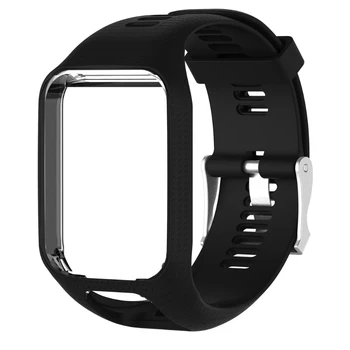 Горячий силиконовый сменный ремешок для наручных часов TomTom Runner 2 3 Spark 3 GPS Watch Nov6