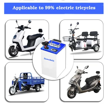 Литиевая батарея электромобиля 60v72vsuper емкостью 200 км литиевая батарея электрического мотоцикла трехколесный велосипед литиевая батарея