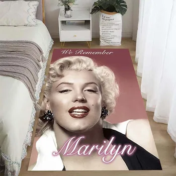 Мэрилин Монро ретро ковер с 3D принтом, кухонный коврик, ковер для гостиной, коврик для кемпинга, пикника, нескользящий киберспортивный ковер, коврик для йоги