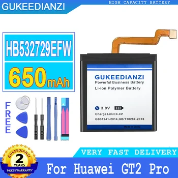 Сменный аккумулятор GUKEEDIANZI емкостью 650 мАч HB532729EFW для Huawei GT2 Pro, аккумуляторы GT2Pro большой мощности Bateria