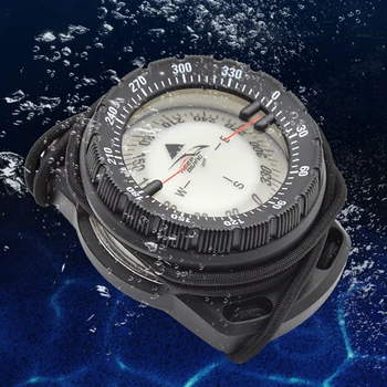 Банджи-шнур Компас Подводный 50 м Дайвинг Водонепроницаемые светящиеся часы для дайвинга