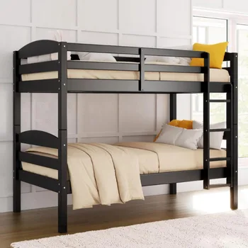 Двухъярусная кровать-трансформер Better Homes & Gardens Leighton Kids, черный