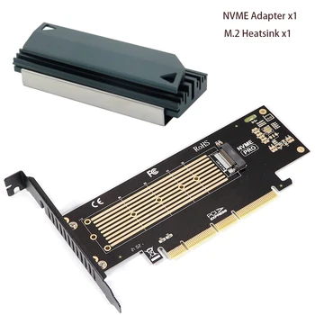 M.2 Адаптер NVME-M2 NVME 22110 SSD M2 PCIE X4 Адаптер Карты Расширения Интерфейс NVMe-PCIE Адаптер с Алюминиевым Радиатором