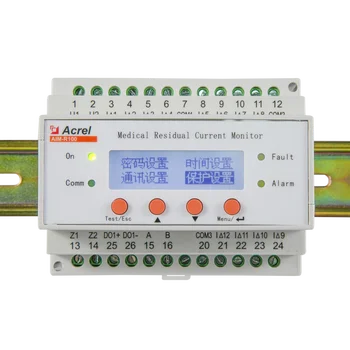 Устройство контроля остаточного тока AIM-R100 в распределительной системе TN-S посылает электрический сигнал тревоги о пожаре и утечке электроэнергии