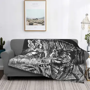 Одеяло с изображением мексиканского тигра Cobija De Tigre, Бархатный Текстильный декор, Дышащие Мягкие одеяла для кровати, Автомобильное Плюшевое Тонкое одеяло