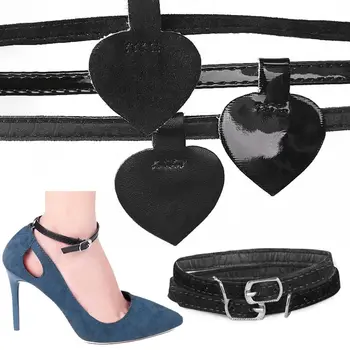 1 Пара женских ремешков для галстука, Связка шнурков, украшение для шнурков, Регулируемый ремень для обуви, противоскользящий ремень, шнурок для обуви, ремешок для каблуков