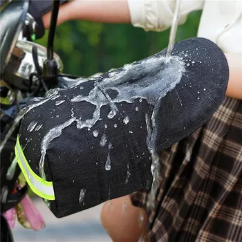 Муфты на руль мотоцикла, летние воздушные 3D водонепроницаемые солнцезащитные оксфордские перчатки со светоотражающей полосой, мотоциклетные перчатки