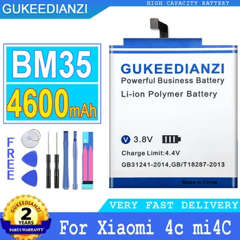 4600 мАч Аккумулятор GUKEEDIANZI BM35 для Xiaomi MI 4C MI4C Big Power Bateria