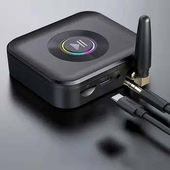 Беспроводной Bluetooth-приемник GR01 с дальностью действия 50 м, 3,5 мм аудиоадаптер Hi-Fi, автомобильный комплект, усилитель, динамик для системы потоковой передачи музыки