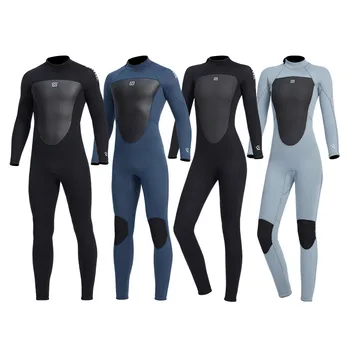 Мужской цельный гидрокостюм с длинными рукавами, неопреновый водолазный костюм для женщин, зимний водолазный костюм для подводного плавания в холодной воде
