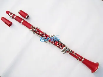 Цвет Bb Clarinet Отличный высококачественный материал ABS Красный