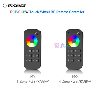 Skydance Touch Wheel одноцветный переключатель Регулировки яркости света Dimming/CCT/RGB/RGBW/RGBCCT Контроллер светодиодной ленты 1/4/8 зоны 2.4G RF Пульт Дистанционного управления