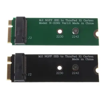 Прочный для M.2 NGFF SSD для Le-novo ThinkPad X1 Carbon 20 + 6pin 26Pin SSD Плата Адаптера Конвертерная Карта для ПК Прямая поставка