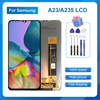 1шт 6,6-Дюймовый Дисплей A235 Для Samsung Galaxy A23 4G Lcd Сенсорный Экран Digitizer A235F В Сборе Бесплатная Доставка С Инструментами