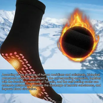 Самонагревающиеся носки Зимние Термоноски Дышащие носки Магнитные Теплые носки для женщин, мужчин, пожилых родителей NIN668
