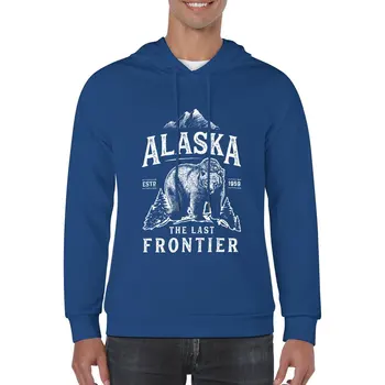 Новая футболка Alaska The Last Frontier Bear Home Для мужчин и женщин, Винтажные подарки, толстовка с капюшоном, мужская одежда, спортивный костюм для мужчин
